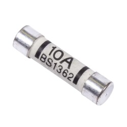 BS1362 10A 6x25mm Ceramic Fuse 