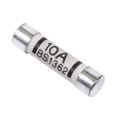 BS1362 10A 6x25mm Ceramic Fuse - 1