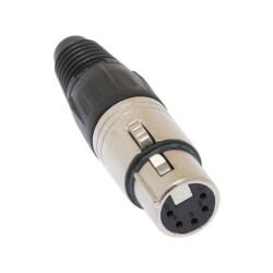 Canon / XLR 5 Pin Jack - Dişi 