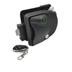 Caravan Door Lock with Fingerprint Reader - Remote Control 