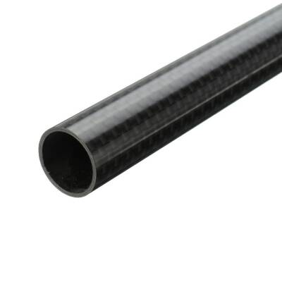 Carbon Fiber Pipe 3K 14x12x500mm - 1