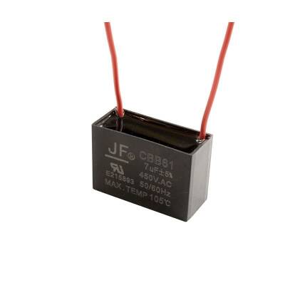 CBB61 7uF 450V Permanent Capacitor with Cable Box - 1