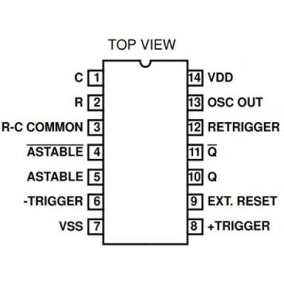 CD4047BE DIP-14 Multivibratör Entegresi - 2