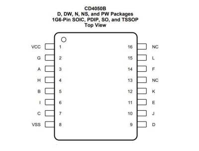 CD4050 SMD Integrated - 2