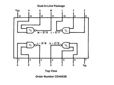 CD4093 SMD Entegre - 2