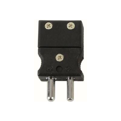 CK-05SY-Male - Fe-Const Thermocouple Plug Black - 1