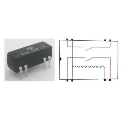 CMA 200 24 Reed Relay Double Contact N/O 24VDC 0.5A - 2