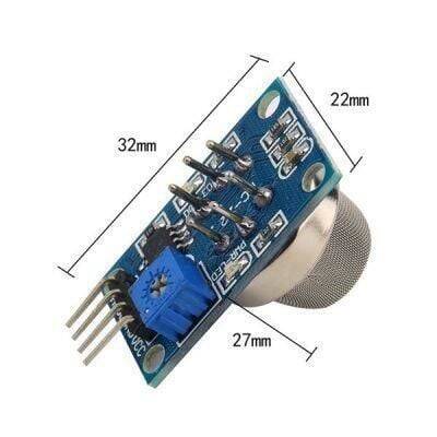 Combustible Gas and Cigarette Smoke Sensor Card - MQ-2 - 2