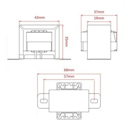 CX-4116 3W 12V AC Trafo - Transformatör - 2