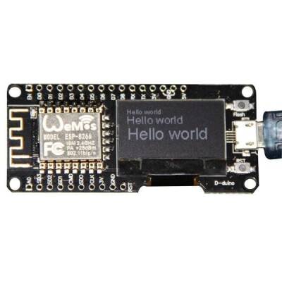 D-Duino Esp8266 0.96 Inch Oled Ekranlı Wifi Geliştirme Kartı - 2