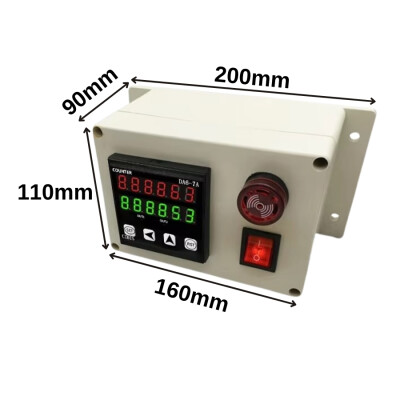 DA6-7A 6-Digit LK-80-1 Wheeled Mechanical Smart Length Counter - 5