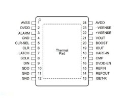 DAC7760IPWPR HTSSOP-24 Smd Programmable D/A Converter - 2