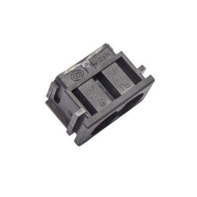 DB-8 C8 Male Power Socket 90 Degree 22x12mm - 3