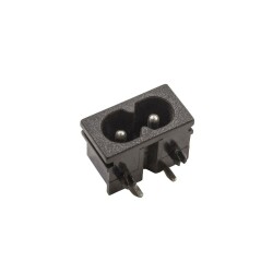 DB-8 C8 Male Power Socket 90 Degree 22x12mm - 1