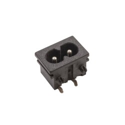 DB-8 C8 Male Power Socket 90 Degree 22x15mm - 1