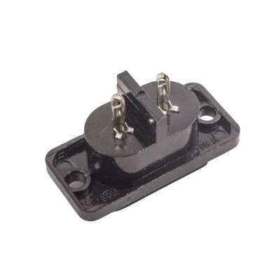 DB-8 C8 Male Power Socket - Panel Type - 2