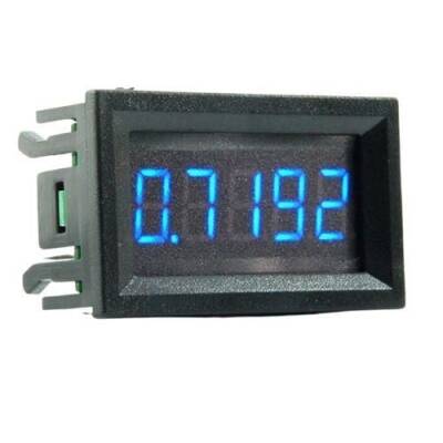 DC 0-3.0000A High Precision Digital Ammeter - Blue - 1