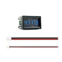 DC 0-3.0000A High Precision Digital Ammeter - Blue - 2