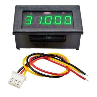 DC 0-33.000V High Precision Digital Voltmeter - Green - 1