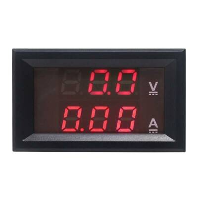 DC 100V 10A Voltmeter - Ammeter Panel Type - 1