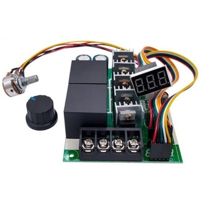 DC 10V-55V 60A 3000W PWM Motor Driver with Shield - 1