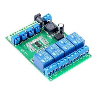 DC 12V 4-Channel LM393 Voltage Comparator Relay Module - 1