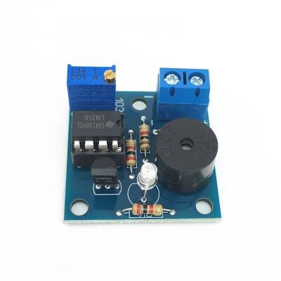 DC 12V LM358 Aşırı Deşarj Modülü - Buzzer Uyarılı - 1