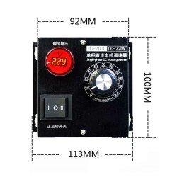 DC 220V Motor Driver 2000W with Speed and Direction Control - 2