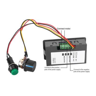 DC 6-30V 5A Ekranlı PWM Hız Kontrol Devresi - 2