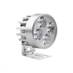 DC 9-85V White Bicycle LED with Cooler - White Frame 