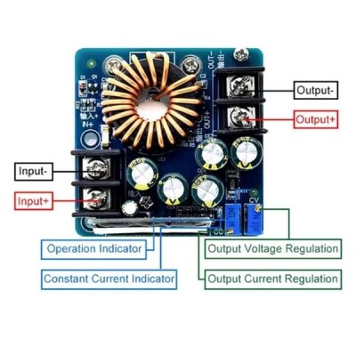 DC-DC 10-60V 400W Ayarlanabilir Voltaj Düşürücü Modül - 4