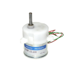 DC Eksantrik Mikro Motor 12V 60RPM Plastik Dişli 33mm B138F.12.608 