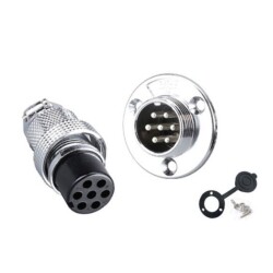 DF20 7 Pin 20mm Waterproof Connector Kit - 1