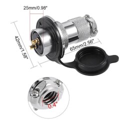 DF25 2 Pin 25mm Su Geçirmez Konnektör Takımı - 2