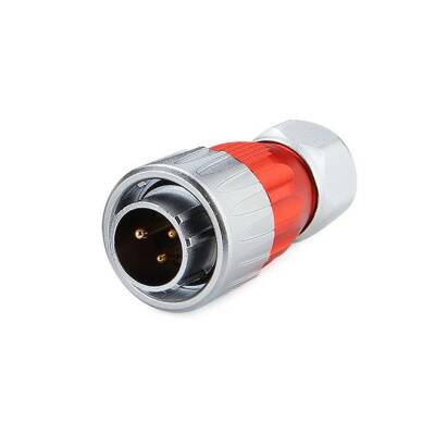 DH-20-C03PE-03-001 3-Pin Waterproof Connector - Male - 1