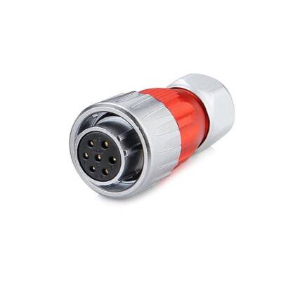 DH-20-J07PE-03-001 7-Pin Waterproof Connector - Female - 1