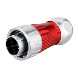 DH-24-C04PE-03-001 4-Pin Waterproof Connector - Male - 1