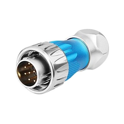 DH-24-C10PE-03-001A 10-Pin Waterproof Connector - Male - 1