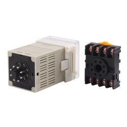 DH48S-1Z 110V Timed Relay Module - With Reset and Stop Features - 2