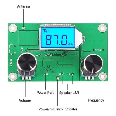 Digital Fm Radio Module 76.0MHz-108.0MHz - 2