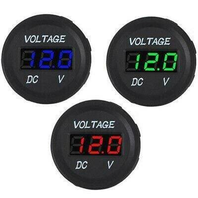 Digital Voltage Indicator 6-30V Blue / A04 - 1