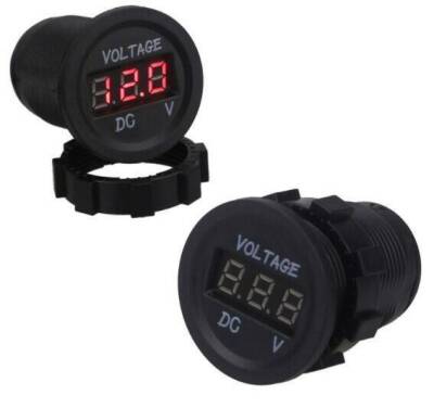 Digital Voltage Indicator 6-30V Green / A04 - 2