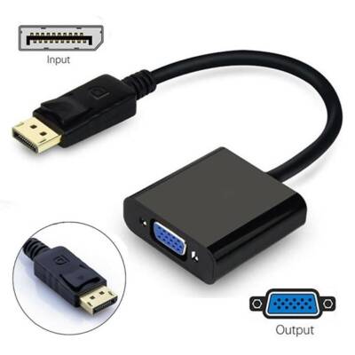 Display Port to VGA Converter Converter Adapter - 1