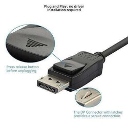 Display Port to VGA Converter Converter Adapter - 3