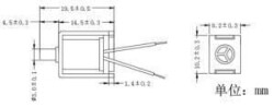 DQF1-3C-1 3.7V Selenoid Hava Valfi Çift Yönlü NC - 2