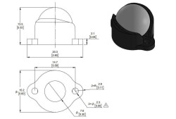 Drunk Wheel Plastic 12.7 mm - 3