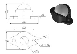 Drunk Wheel Plastic 9.5 mm - 3