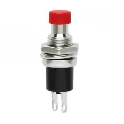 DS-110 7mm Push Button - Red - 1