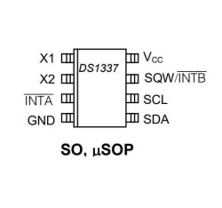 DS1337 SOIC-8 SMD RTC Gerçek Zaman Entegresi - 2