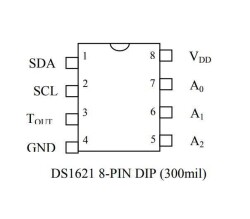 DS1621 SMD Integrated Motorobit - Motorobit.com